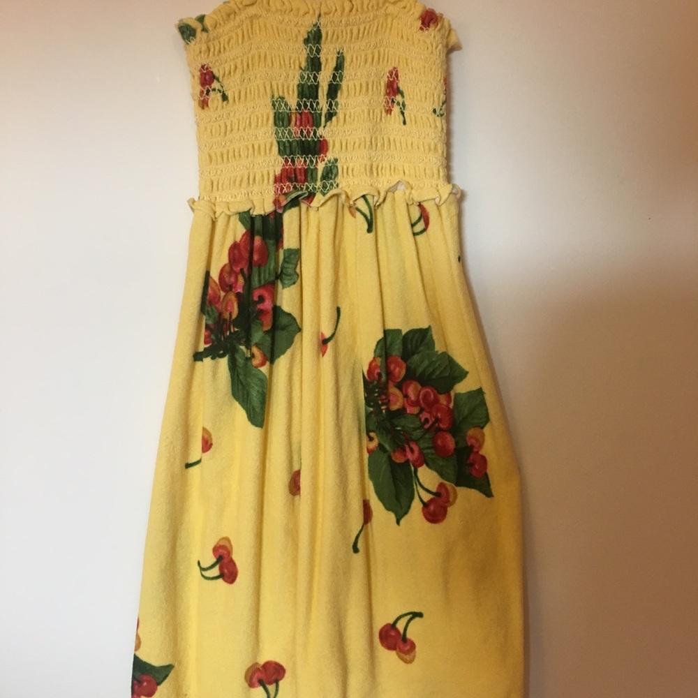 Juicy Couture Smocked Cherry Cover Up dress